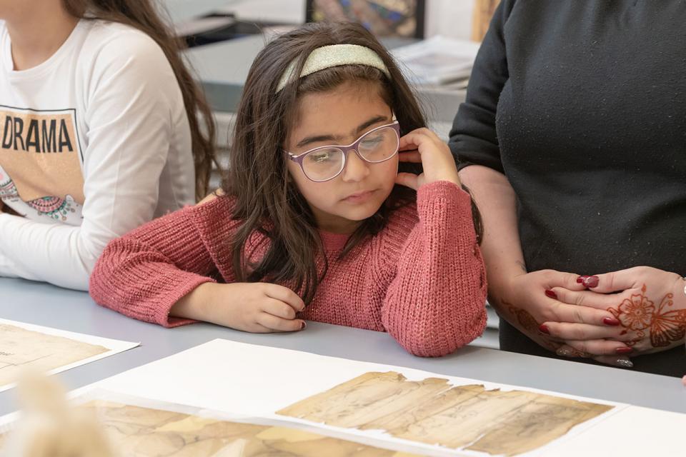 girl in classroom, recapture workshop