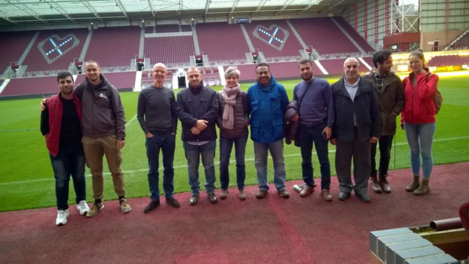 safe haven at Tynecastle stadium