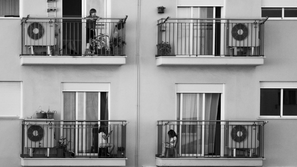 flats with balconies